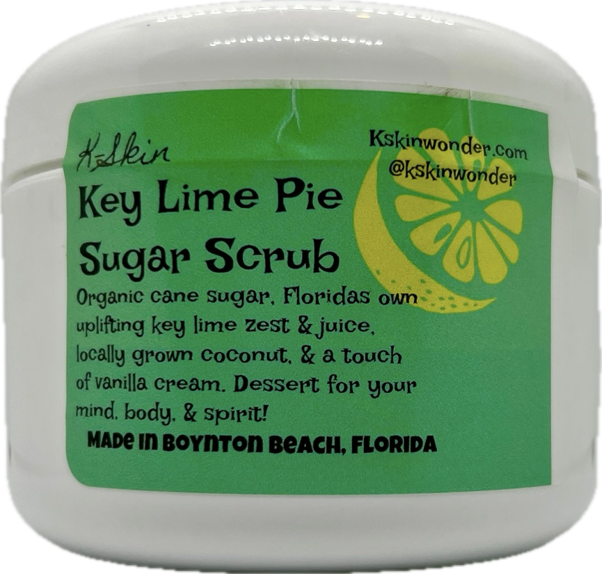 Key lime pie sugar scrub