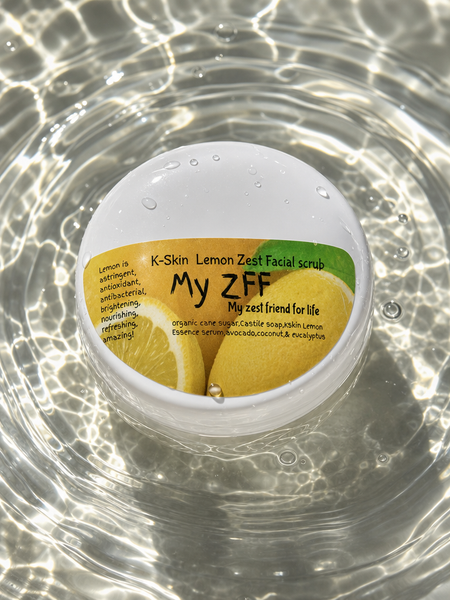 My ZFF(my zest friend for life) lemon zest facial scrub