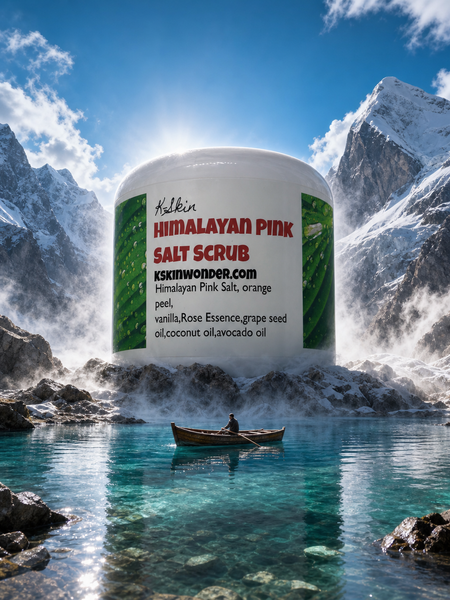 Himalayan pink salt scrub
