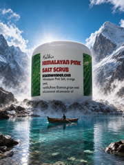 Himalayan pink salt scrub
