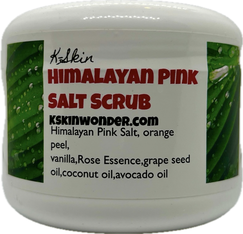 Himalayan pink salt scrub