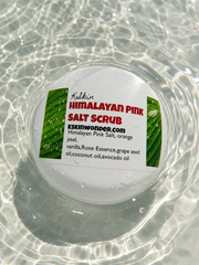Himalayan pink salt scrub