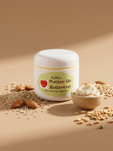 Pucker Up Buttercup lip enhancer & scrub