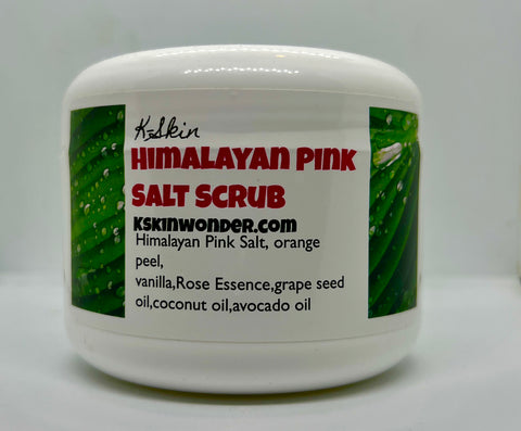 Himalayan pink salt scrub
