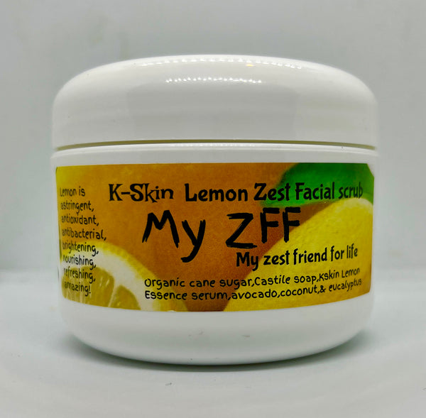 My ZFF(my zest friend for life) lemon zest facial scrub